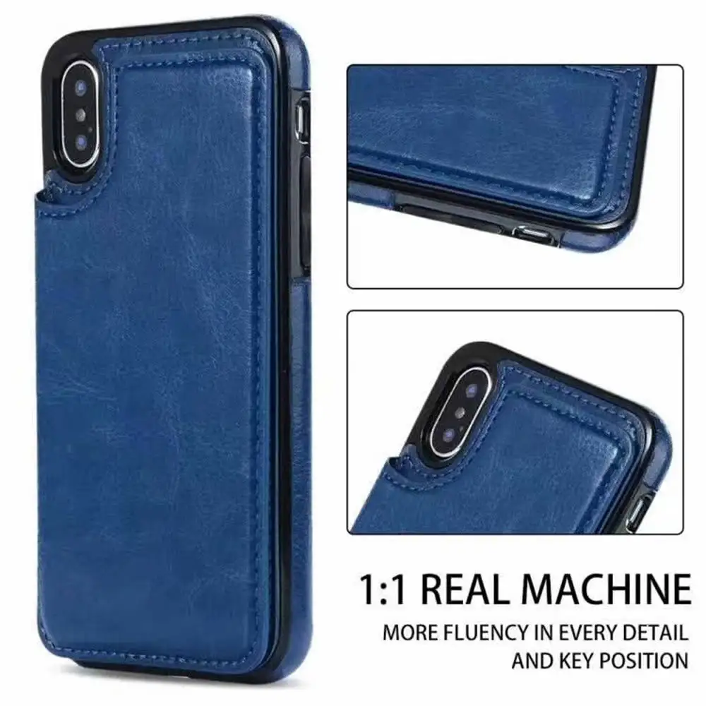 Card holder Phone Case For Samsung Galaxy S23 S22 S21 S20 FE Note 10 9 20 Ultra S10 S9 Plus S10E Leather Wallet Cover