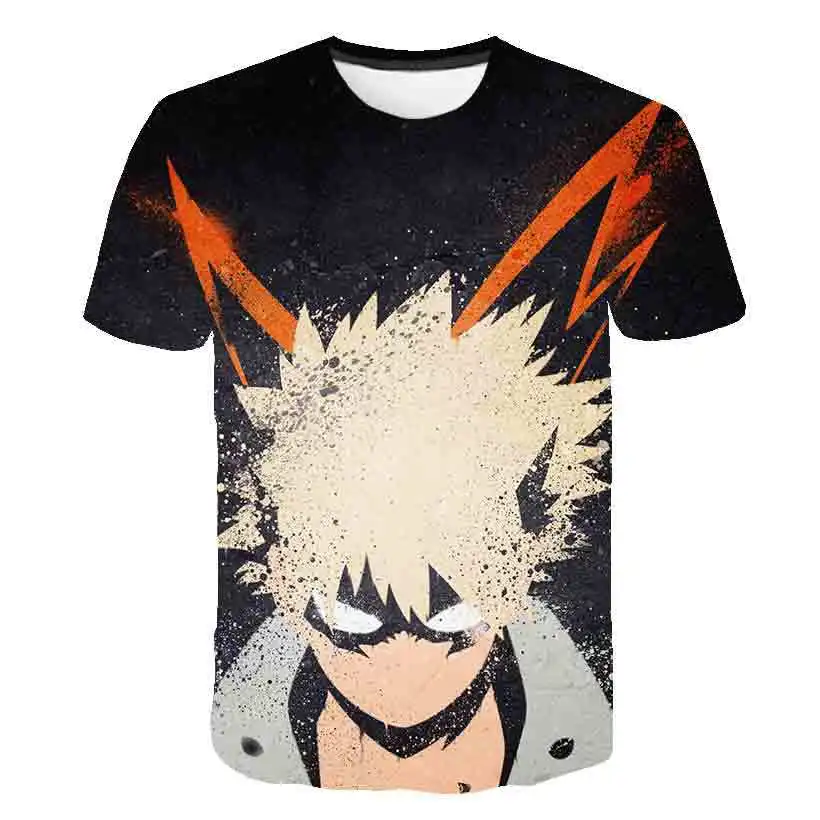 Футболка Мужская/Женская/детская с 3D-принтом Моя геройская Академия