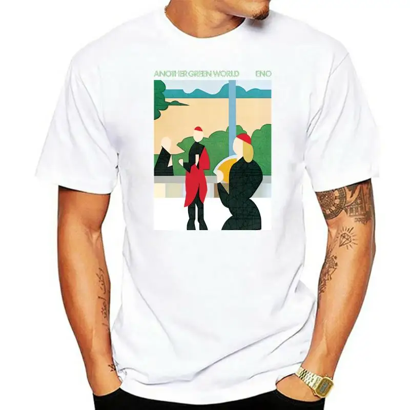 

Brian Eno - Another Green World Vintage T-Shirt Men White S-3Xl Printing Tee Shirt