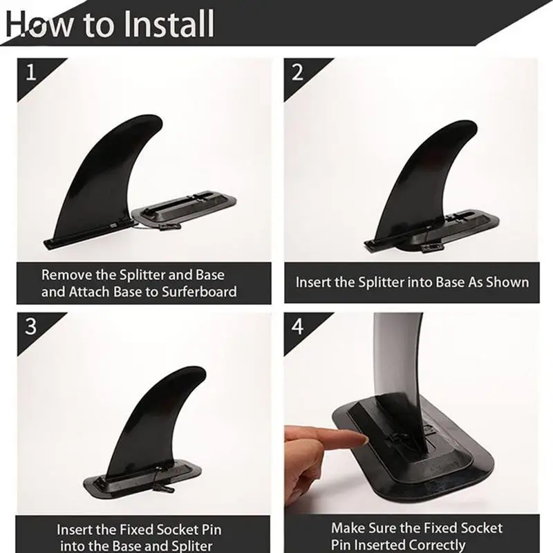 Замена крепления для плавника доски серфинга базовый штифт плавников зажим