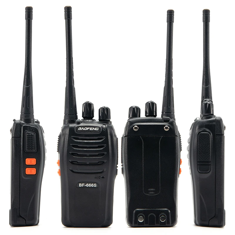 2PCS Baofeng BF-666S 666 S Two Way Radio Ham CB Walkie Talkie 400-470MHZ 5W 2800mAh Comunicador Transmitter Transceiver Portable enlarge