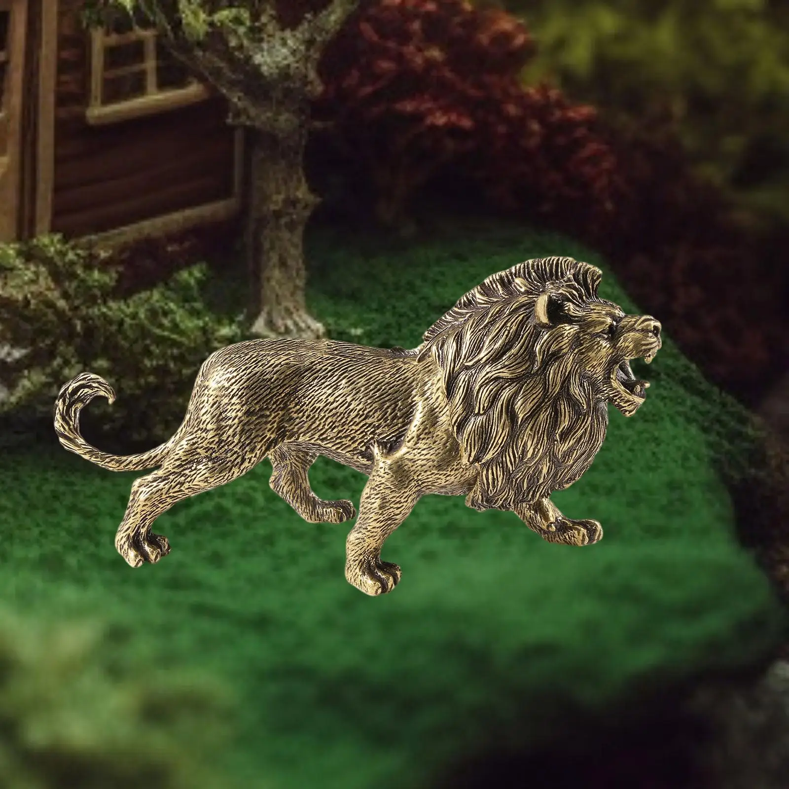 Медная скульптура искусственное украшение для дома ретро-дизайн статуэтка стола