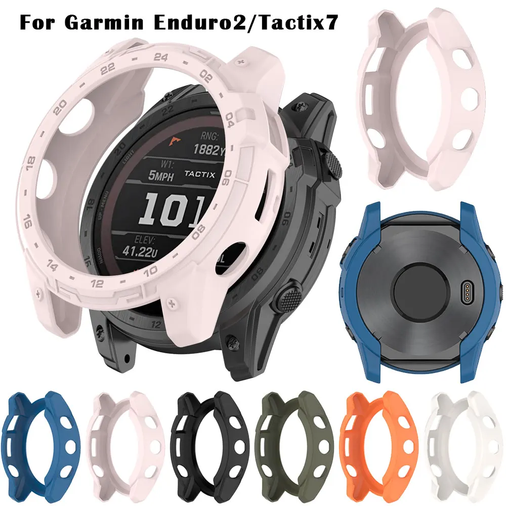 

Protective Cases For Garmin Enduro 2 Tactix 7 TPU Protective Bumper For Enduro 2 Tactix 7 Protector Frame Cover Bumper Shell
