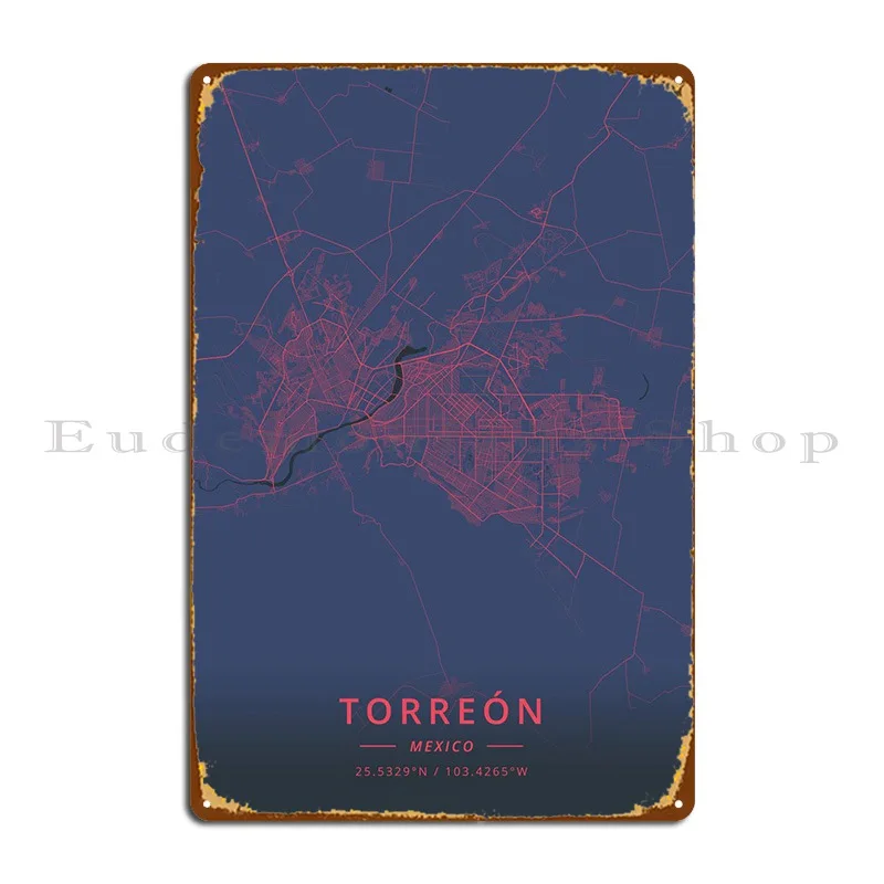 

Металлический плакат Torreon в мексиканском стиле, Постер в гаражную пещру, кинотеатр, железная стена, пещера, жестяной плакат