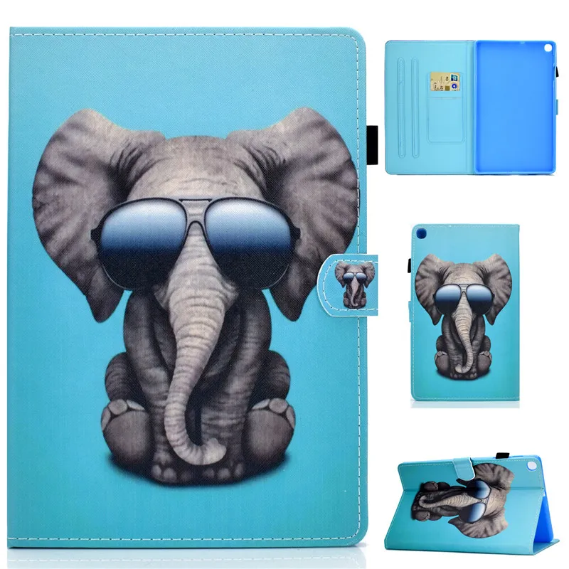 

Kids Cute Painted Funda for Samsung Galaxy Tab A7 2020 SM-T500 SM-T505 10.4" Tablet PC SMART Cover Case with Soft TPU Back Shell