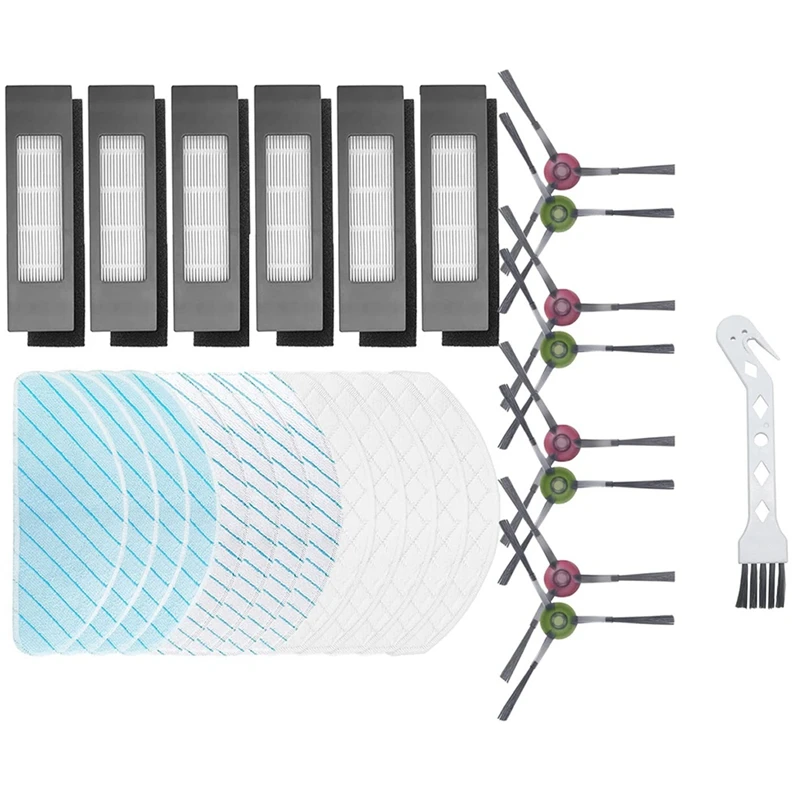 

Сменные детали, боковые щетки, Фильтры Hepa, накладки для швабры Для Ecovacs T9 T9aivi T9pro аксессуары для робота-пылесоса