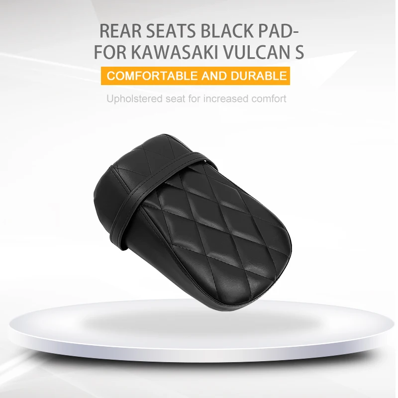 

Motorcycle Passenger Rear Seats Black Pad Foot Pegs For Kawasaki Vulcan S Vulcan 650 S EN650 VN650 2015-2022