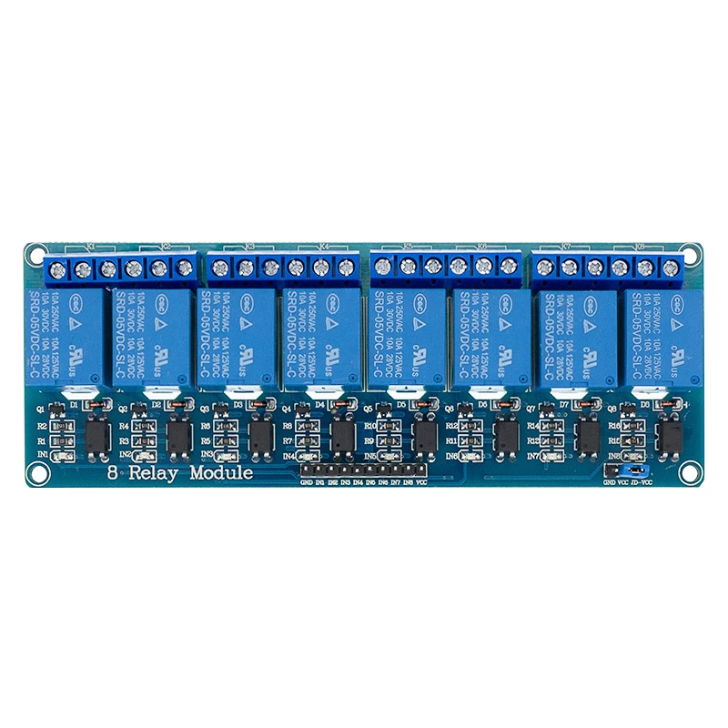 

1pcs With optocoupler 8 channel 8-channel relay module relay control panel PLC relay 5V module