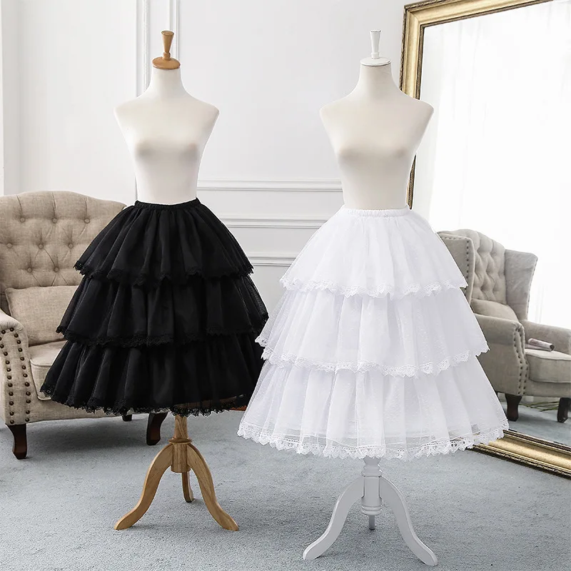 

NONSAR Lolita Magic Skirt Support Violent Fishbone Carmen Underskirt Adjustable Petticoat