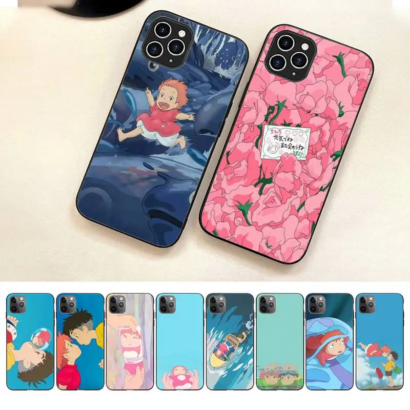 

Cartoon Ponyo On The Cliff By The Sea Phone Case For Iphone 7 8 Plus X Xr Xs 11 12 13 14 Se2020 Mini Pro Max Case