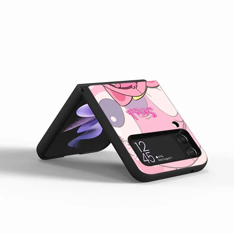 Чехол для Samsung Galaxy Z Flip 3 4 5G защита от падения жесткий Роскошный чехол телефона из