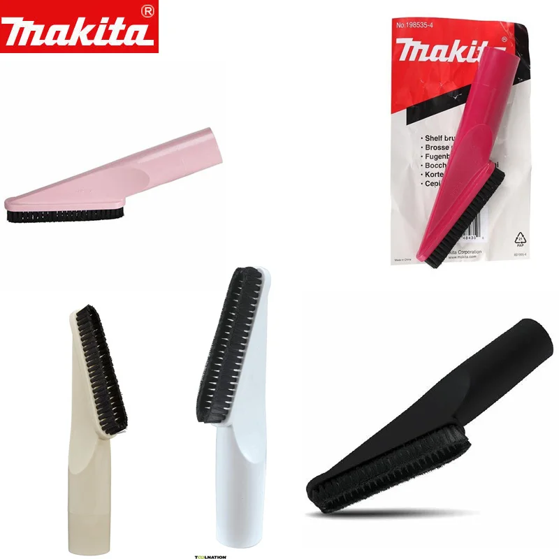 

Makita White Shelf Brush Applicable To Hand-held Vacuum Cleaner High Quality Materials For Longer Life