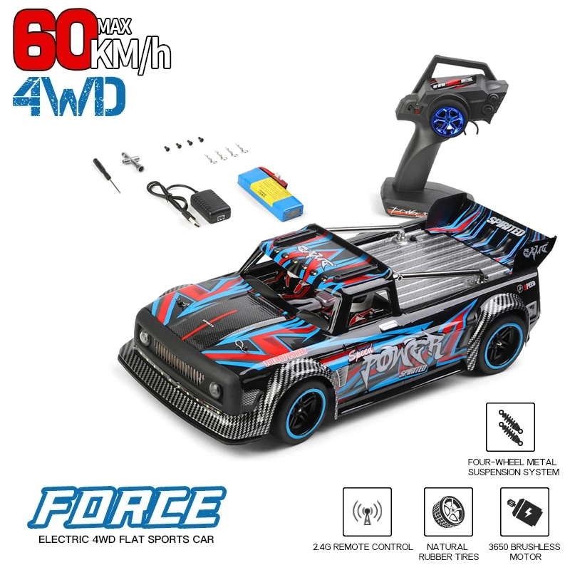 

2.4ghz 284131 Upgrade 1/10 Car Car 60km/h Version Racing Off-road Speed 104072 Brushless Motor Wltoys High Drift