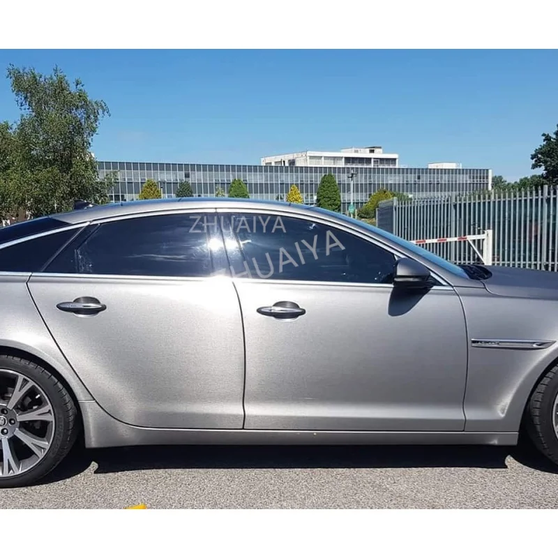 ZHUAIYA матовая сталь черная серия виниловая пленка упаковочная яркая 152*18 м рулон