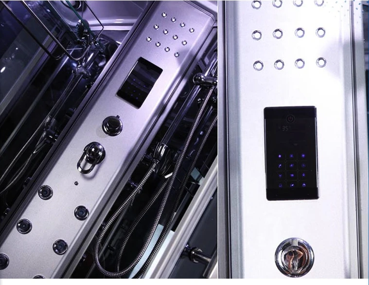 Дешевая Паровая душевая кабина с компьютерным управлением дождевая Душевая