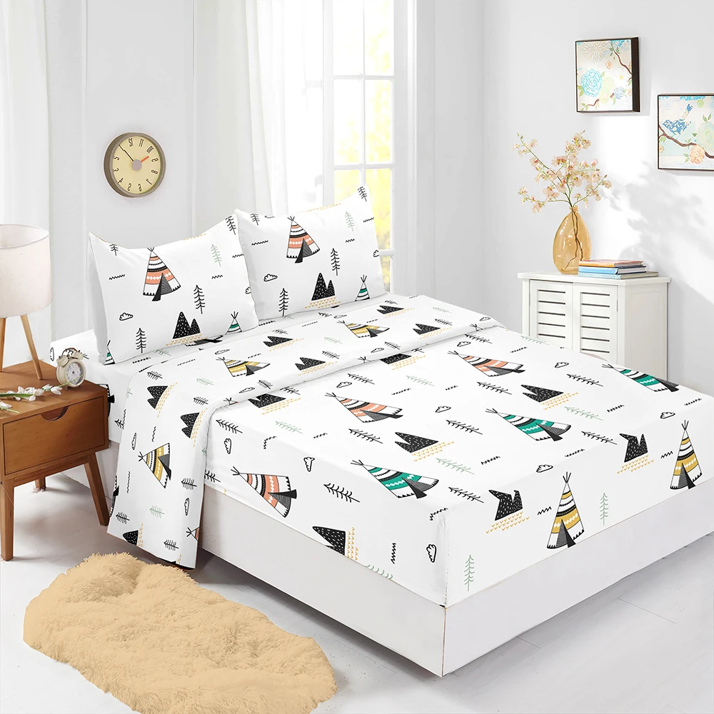 

3D Print Botany Pattern Bedding Set Quilt Cover Home Bedroom Decor Queen King Size Duvet Cover Set Pillowcase Bedding Set
