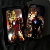 iron man marvel phone case for samsung galaxy a11 a12 a21 a21s a22 a30 a31 a32 a50 a51 a52 a70 a71 a72 5g case silicone cover