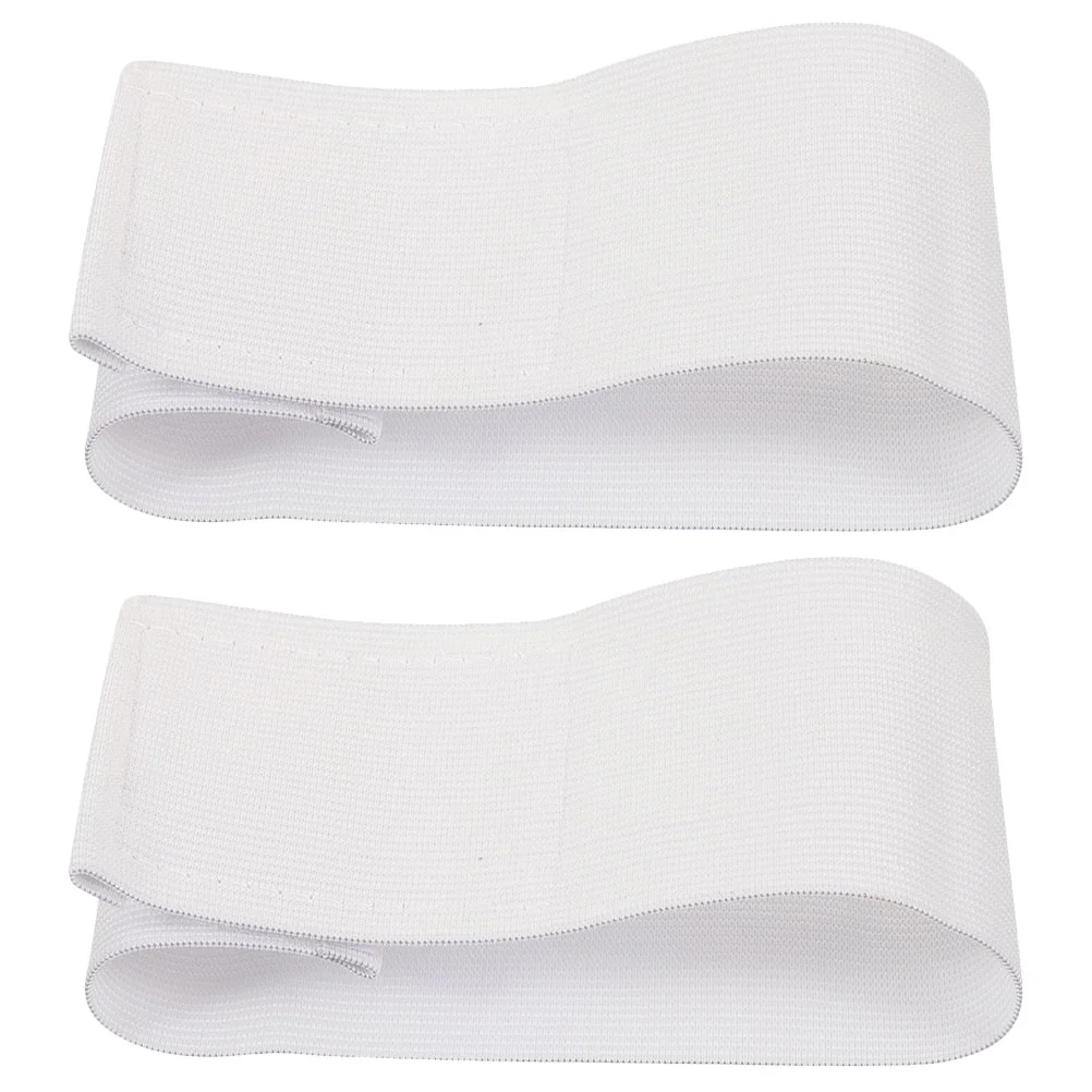 

2pcs Blank Football Soccer Arm Band Multi-function Captain Armband Portable Soccer DIY Armband for Sports