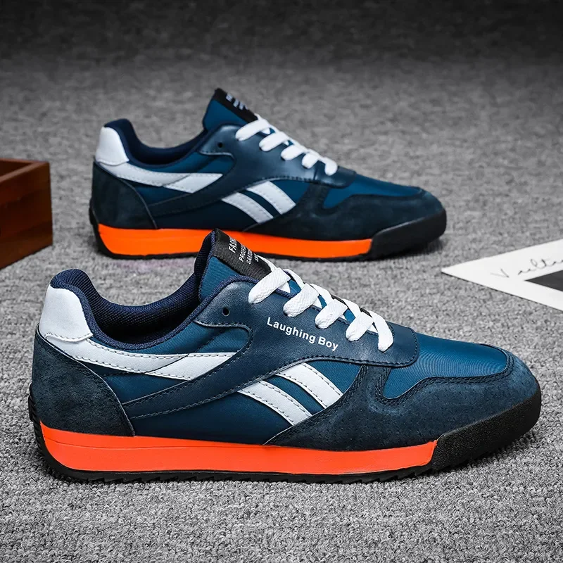 

Кроссовки мужские на платформе, модная повседневная обувь для бега, на шнуровке, уличные спортивные туфли