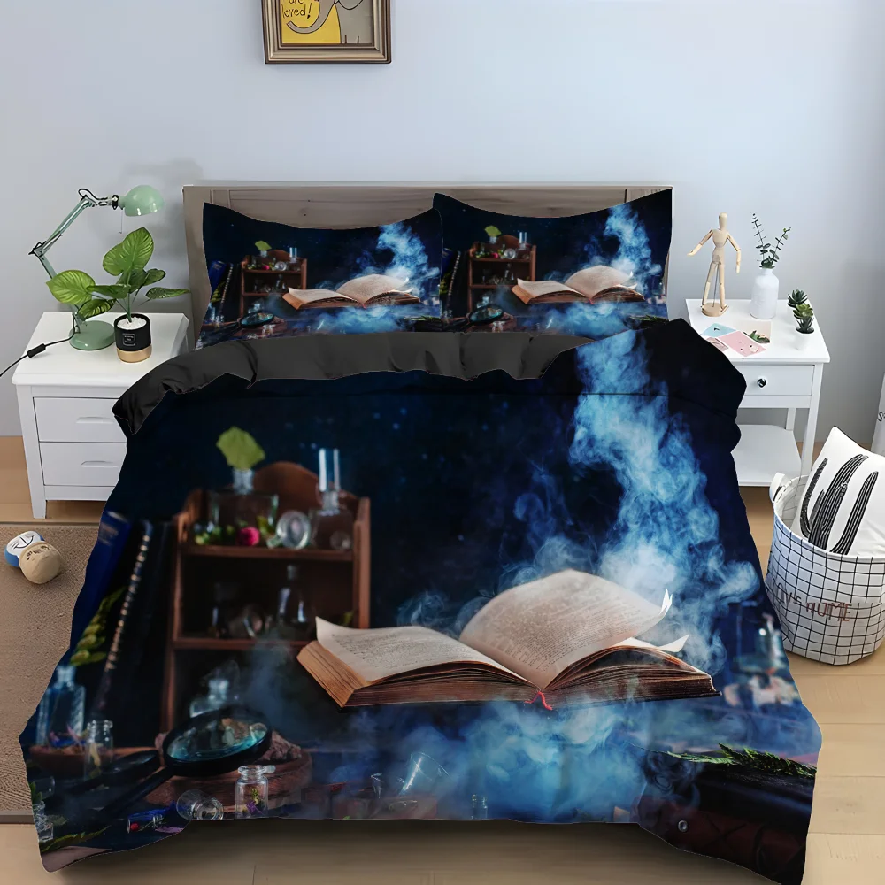 

Psychedelic Mystical Scene Pattern Multiple Color Duvet Cover Set Bed Pillowcases Multi Size 100% Polyester 3D Print
