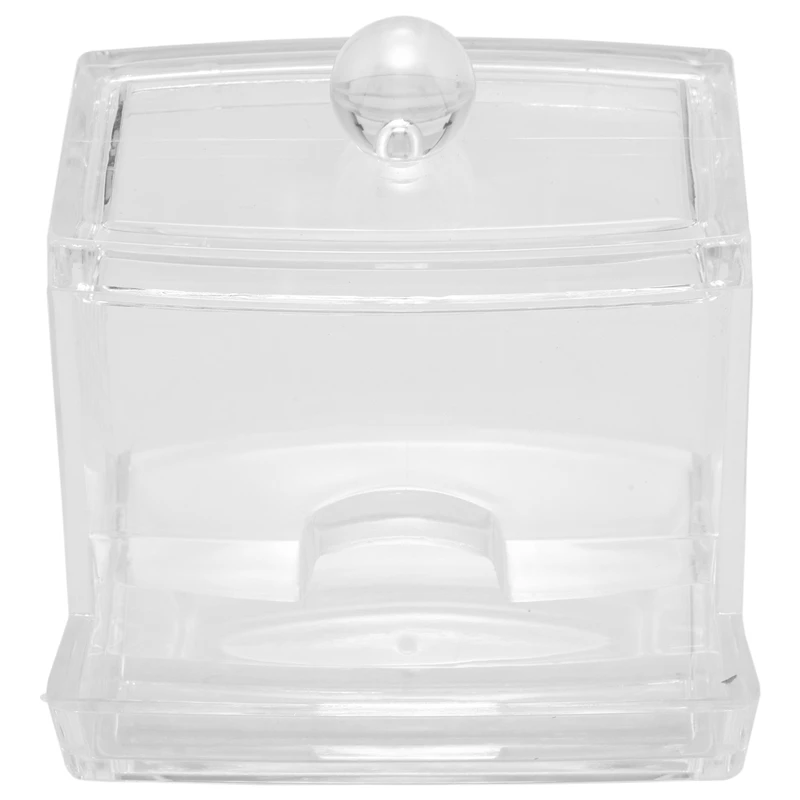 

Диспенсер Для Хранения ватных палочек, прозрачный держатель ватных палочек, коробка для хранения ватных палочек, органайзер для хранения к...