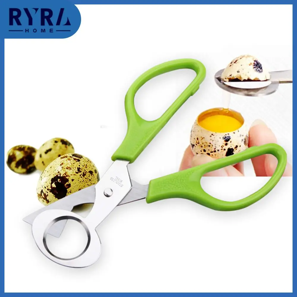 

Durable Bird Eggshell Separator Stainless Steel Blade Egg Cutters Cutter Opener Bird Cutter Opener Kitchen Tool