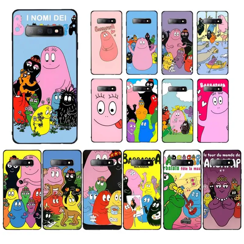 

Cartoon Barbapapa Phone Case For Samsung S 9 10 20 21 22 23 30 23plus lite Ultra FE S10lite Fundas