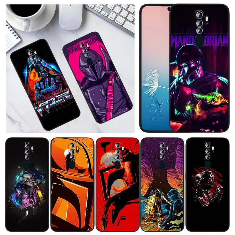 

Jedi Knight Star Wars For OPPO A94 A74 A72 A53S A53 A9 A5 2020 Realme C21Y C3 GT 5G 8 8i 7 6 6i 5 Pro Black Phone Case