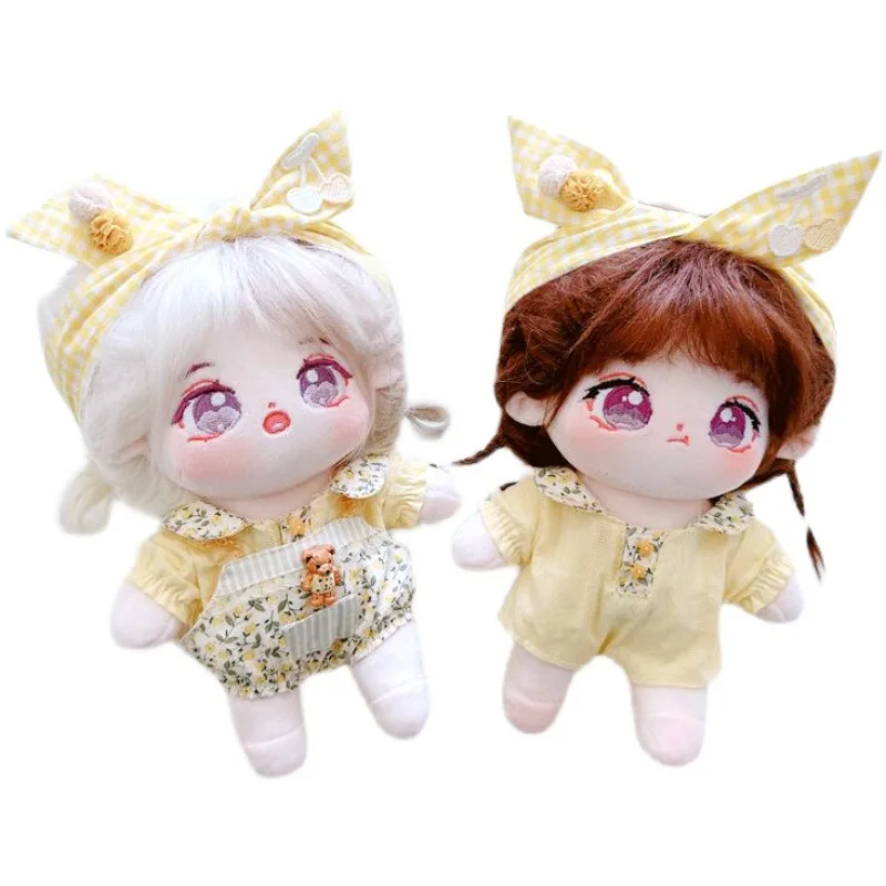 

NEW 20cm Idol Doll Clothes for Plush Stuffed Toy Baby Doll's Accessories Outfit for Korea Kpop EXO Dolls Super Star Figure Dolls
