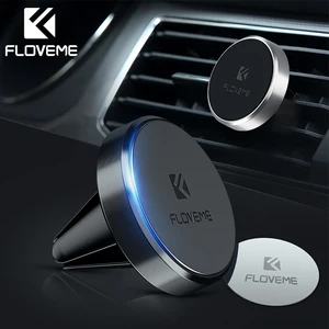 floveme magnetic car phone holder for phone in car magnet air vent universal mobile phone mount stand support holder for xiaomi free global shipping