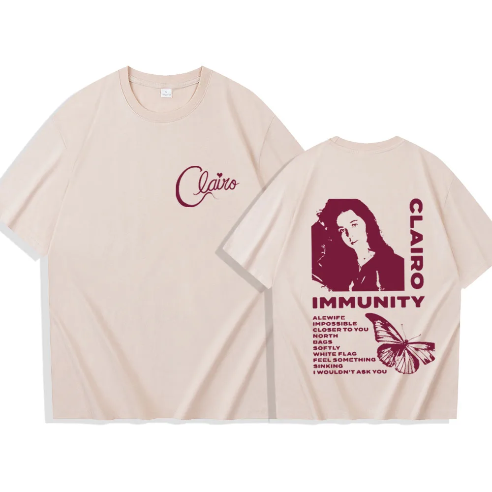 Рубашка с круглым вырезом и коротким рукавом в стиле Харадзюку