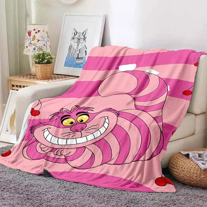 Одеяло Алиса в стране чудес мягкий пушистый плед для детей и взрослых летнее