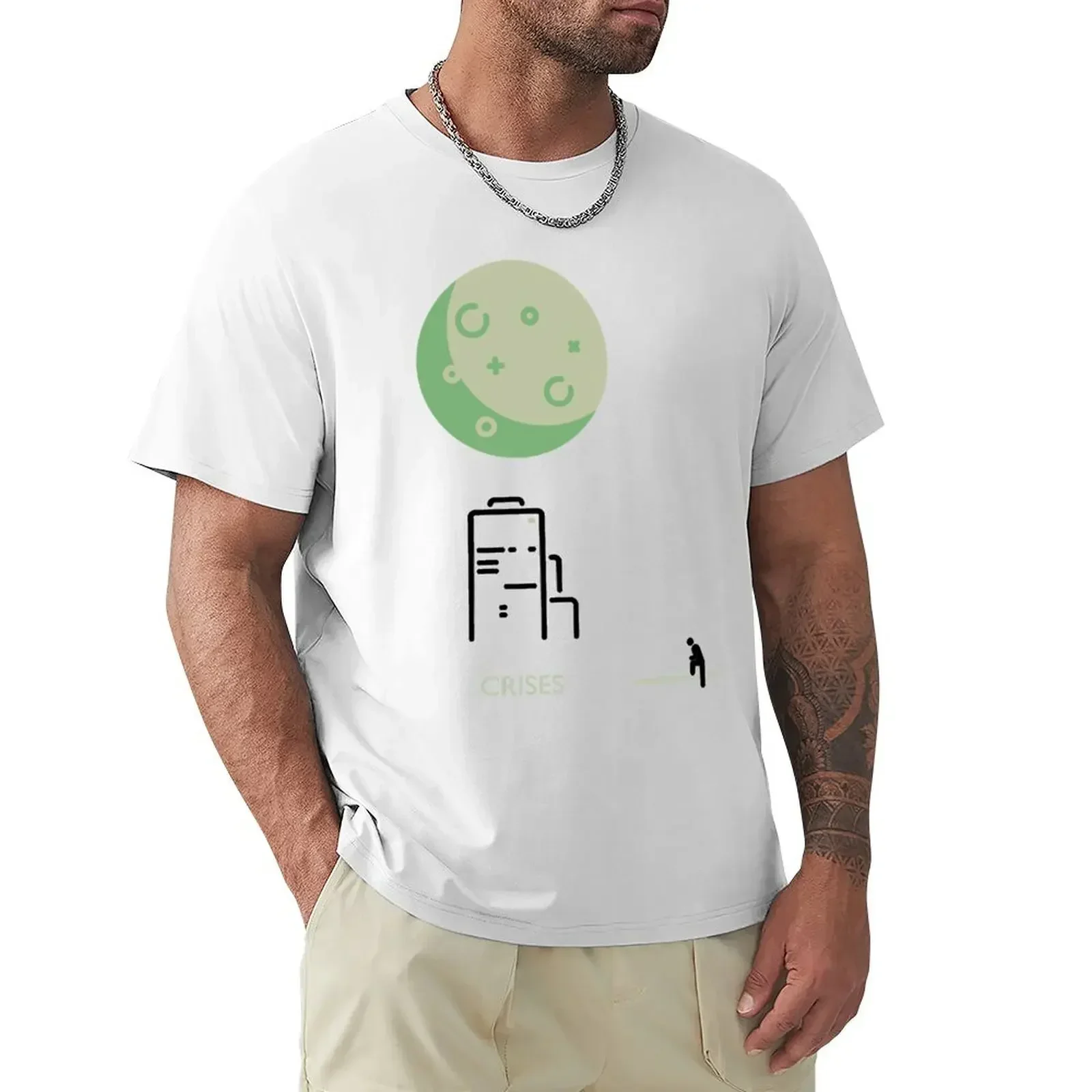 Быстро сохнущая быстросохнущая Мужская футболка для тренировок кризис-Майк