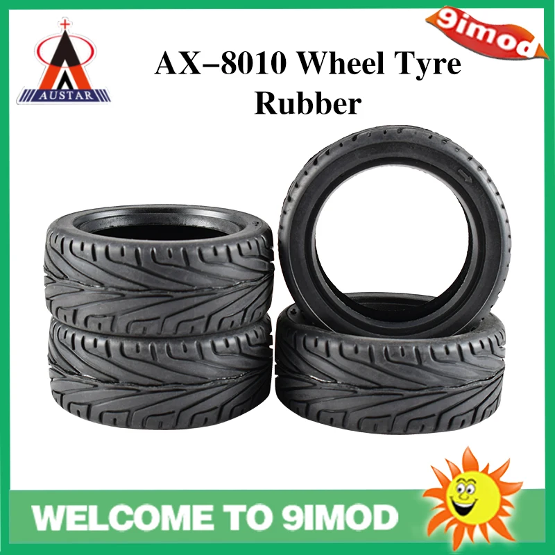 

AUSTAR 4 шт./комплект резиновые шины Колесные шины для 1/10 RC на дороге автомобиль Traxxas HSP Tamiya HPI Kyosho Радиоуправляемый автомобиль