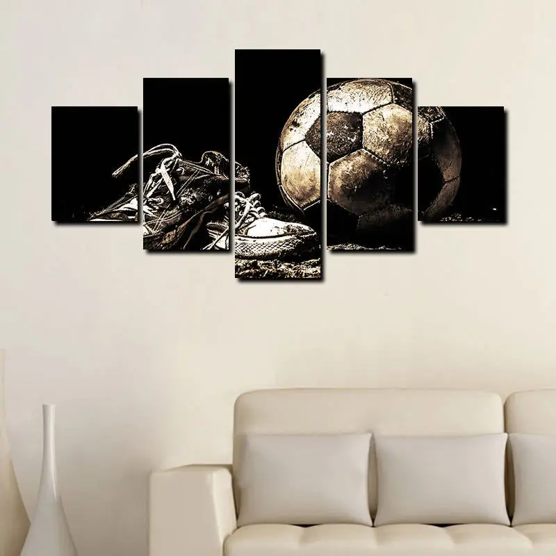 5 шт. настенные картины для гостиной спортзала без рамки |
