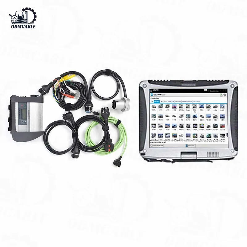 

Full Set MB Star C4 SD Diagnostic Tool for Benz Connect Wireless and Doip Multiplexer Car Truck Diagnostic Tool+FZ G1 Tablet