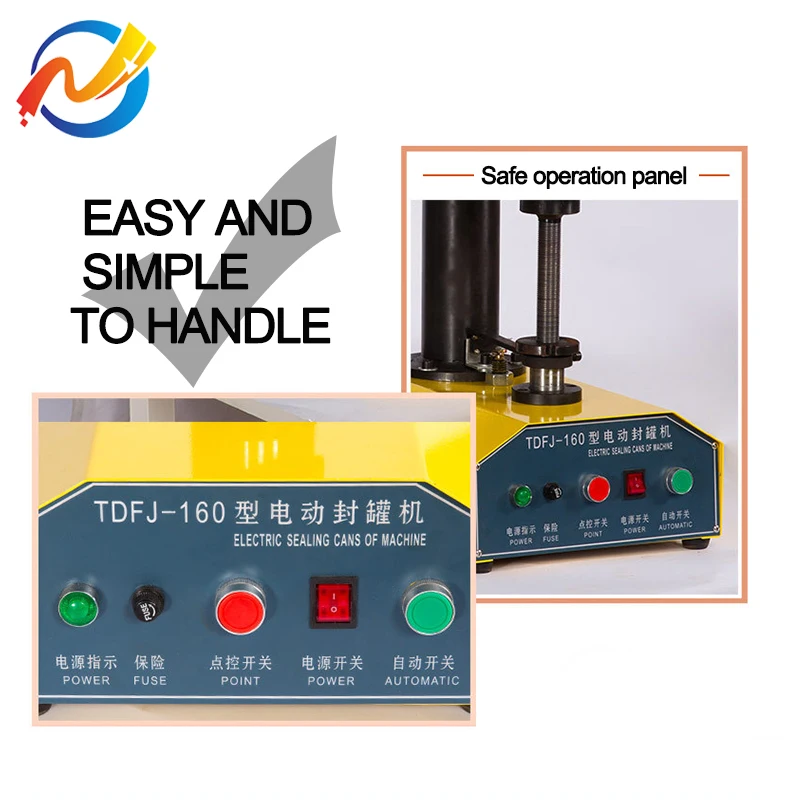 Tdfj-160 Высококачественная машина для запечатывания бутылок из ПЭТ/консервный