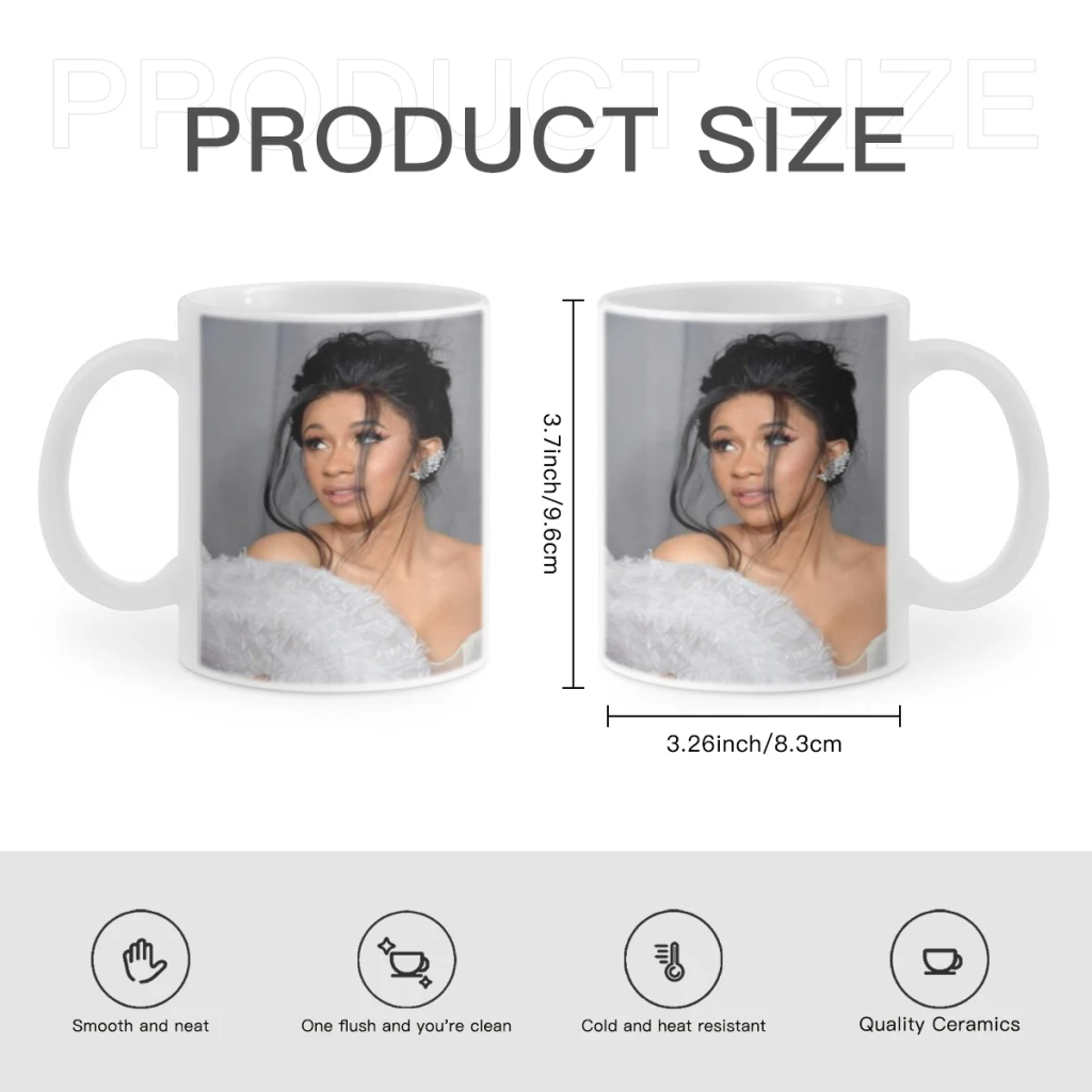 Американская Стандартная керамическая чашка в стиле хип-хоп певица Карди б для