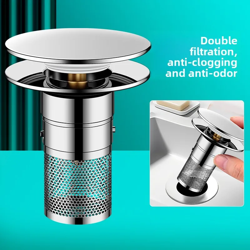 

Плавающая сливная пробка для раковины, нержавеющая сталь