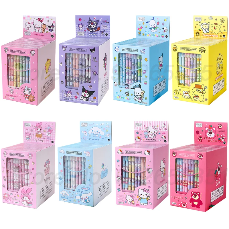 

144 шт., гелевая ручка Sanrio со стираемыми чернилами, в коробке