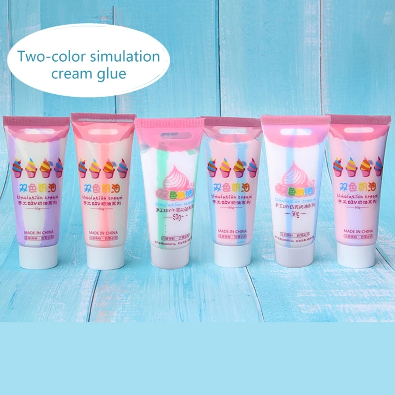 

Кремовая паста объемом 50 мл в двух цветах, креативная паста для рук для детей и родителей, играющая вместе, уникальная игрушка