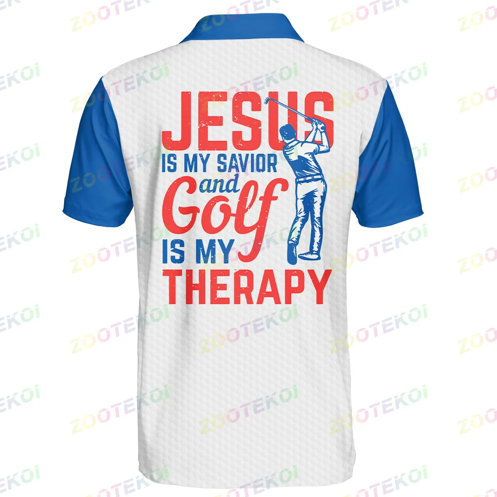 Golf Life Short Sleeve Polo Shirt For Men Casual Lapel Fashion Golf Sports Polo Golf Course Quick-dry Button Workwear Shirt