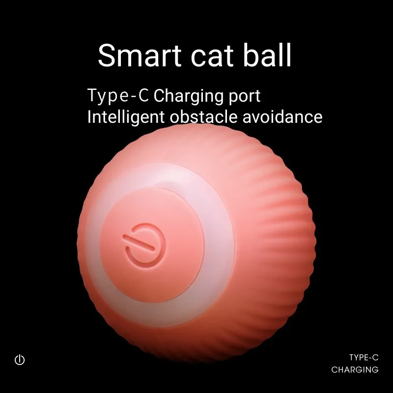 

Pet Toys Self Fun Funny Cat Stick Intelligent Rechargeable Rolling Ball Automatic Bite Resistant Cat Ball Electric Cat Products