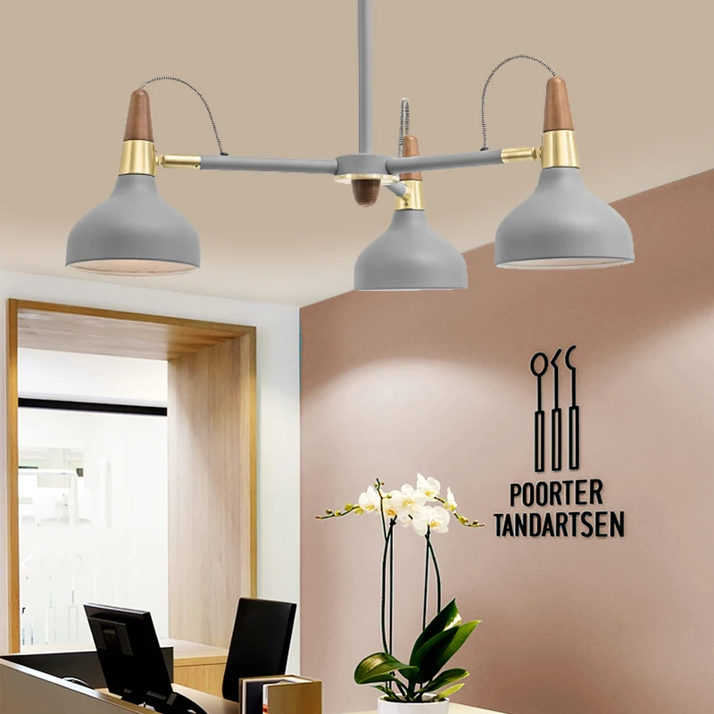 Современная светодиодная люстра Потолочная Ресторанный светильник Подвесная