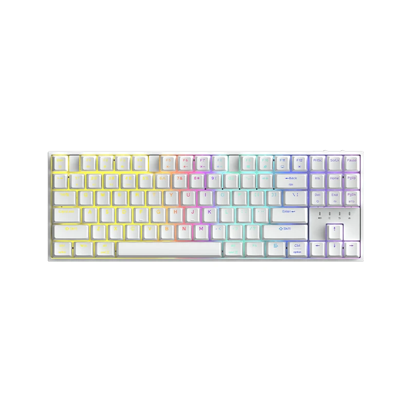 Irok Zn84 87 104 клавиши 3-режимная серия Беспроводная механическая клавиатура Rgb Kaihua Axis