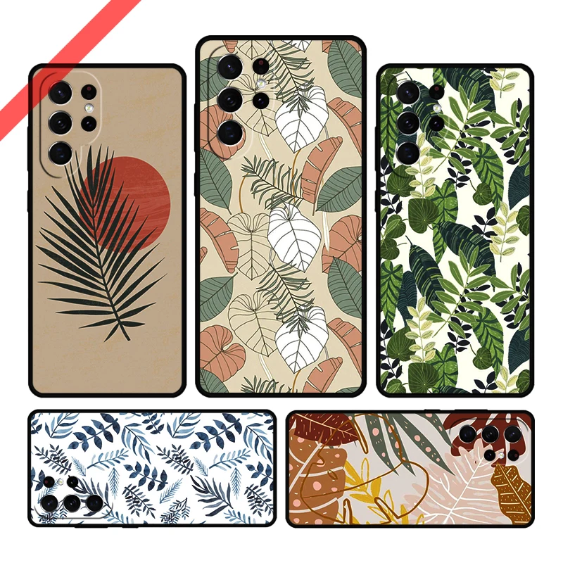 Богемный чехол для телефона с растительным листом коровой КАКТУСОМ Samsung Galaxy S20 FE