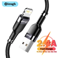 elough cable for iphone 11 12 pro max xr x 8 plus ipad 2 4a lighting fast charger data cable for iphone charging cable usb wire