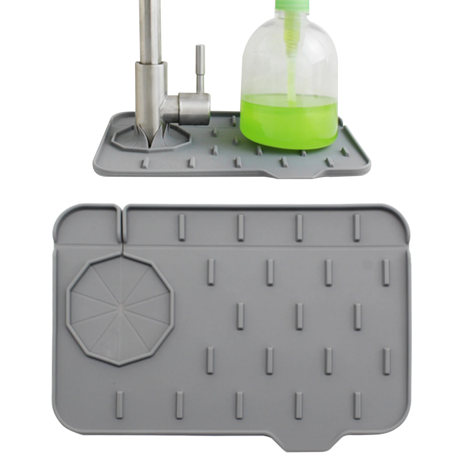 

Силиконовый коврик для кухонной мойки, с защитой от брызг