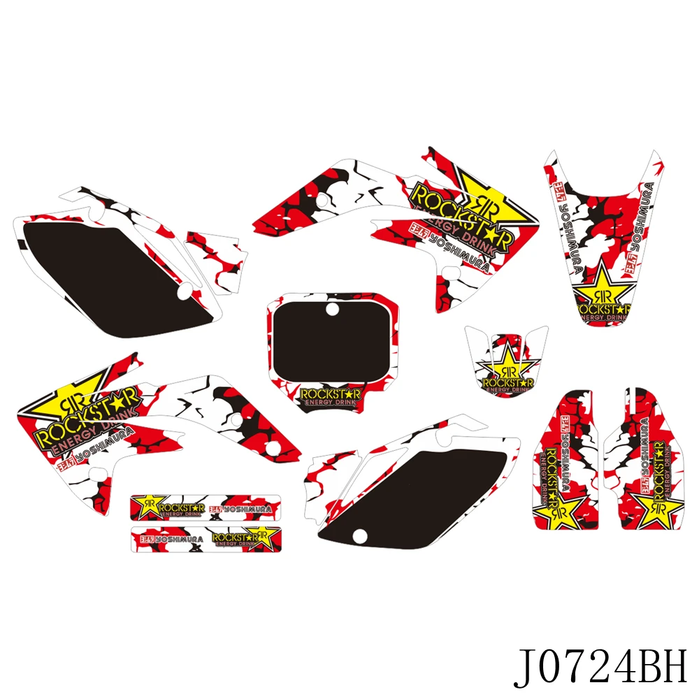 

Full Graphics Decals Stickers Motorcycle Background Custom Number For HONDA CRF 150R 150 R 2007-2020
