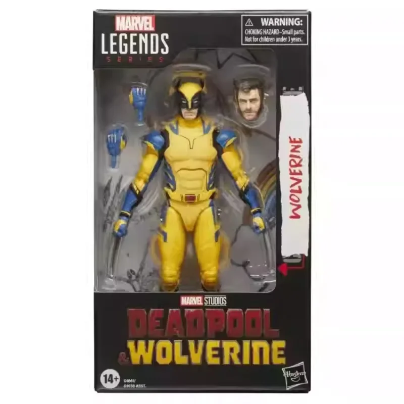 Подлинные точечные товары Hasbro Marvel Legends Дэдпул Росомаха 2 модель орнамента сделай